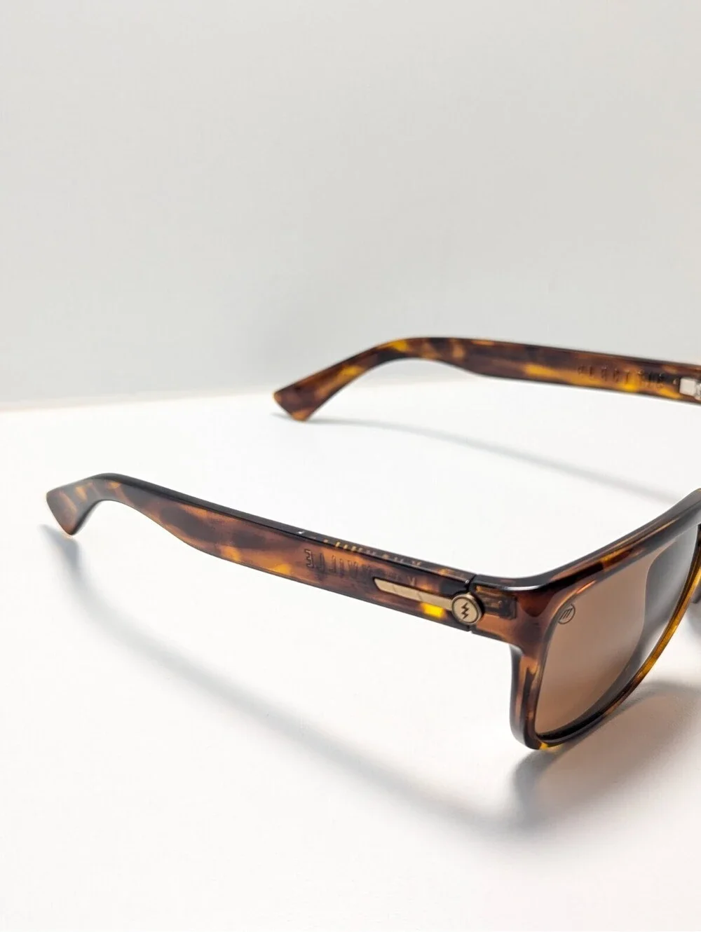 Electric Knoxville Classic Brown Tortoiseshell Square Men's Fashion Sunglasses